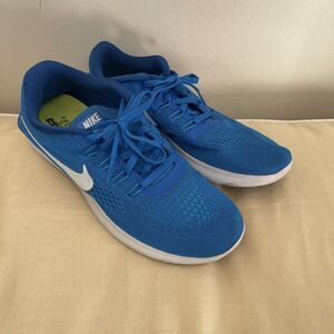 Nike free RN running shoes blue 10